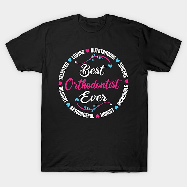 Best Orthodontist Ever T-Shirt by White Martian